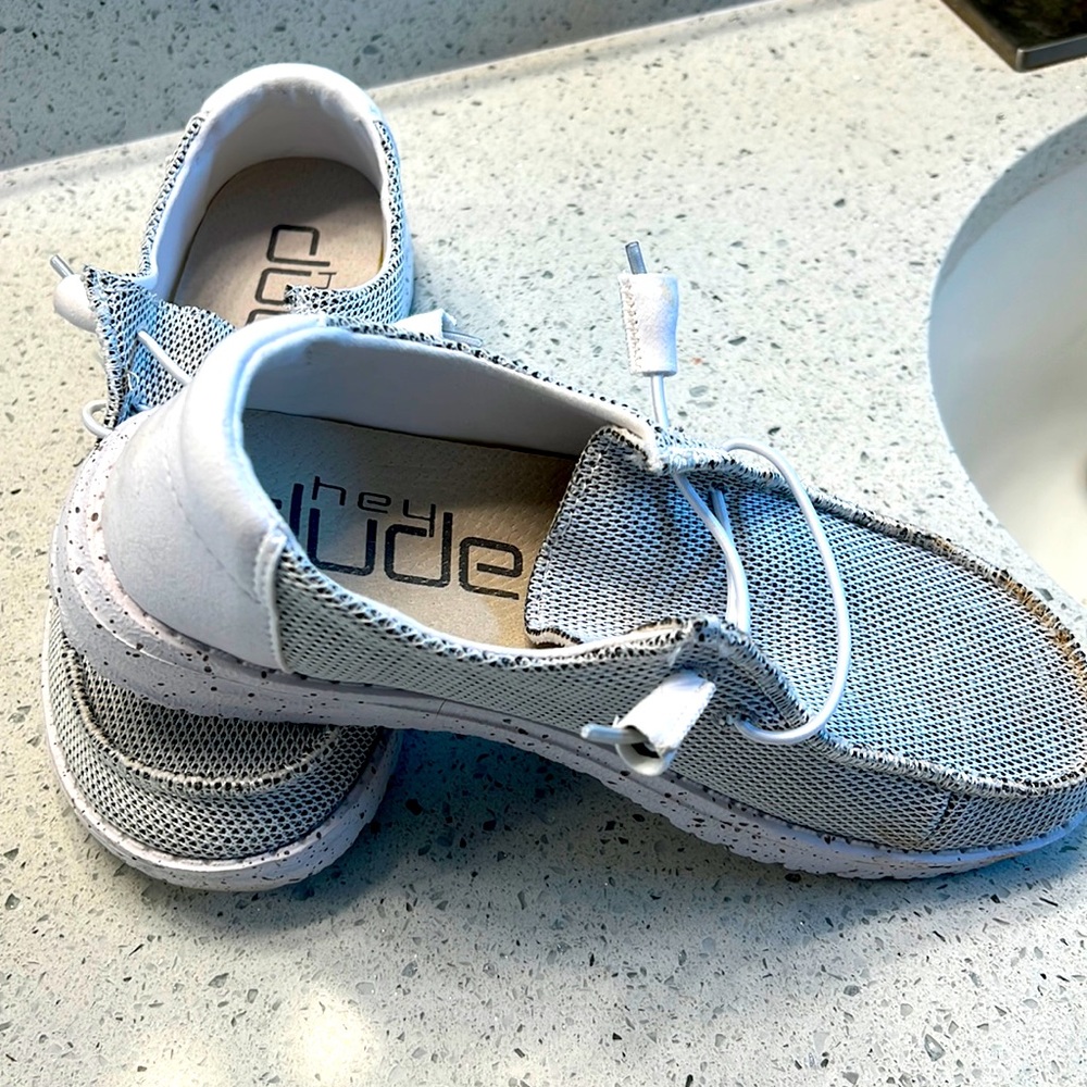 Hey Dude Wendy Sox Stone White 6/37